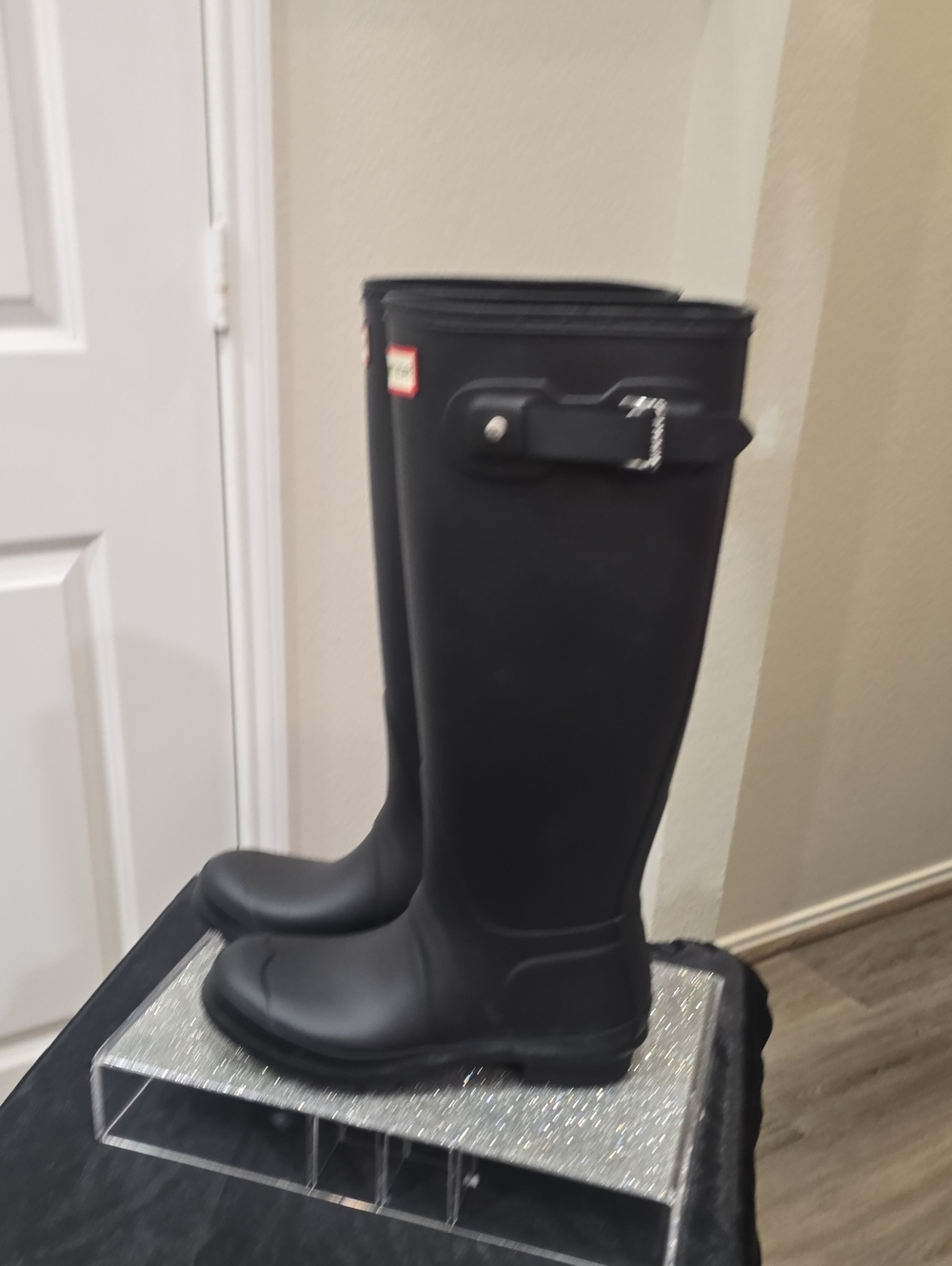 Hunter Original Tall Rain Boot- Black - Picture 9 of 12
